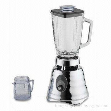 Deluxe Blender with Grinder Cup and Cast Aluminum Base, 3-speed and Stainless Steel Blade
